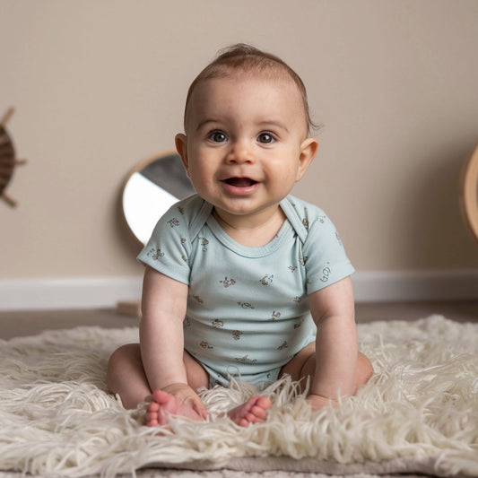 Diamond painting van een babyfoto