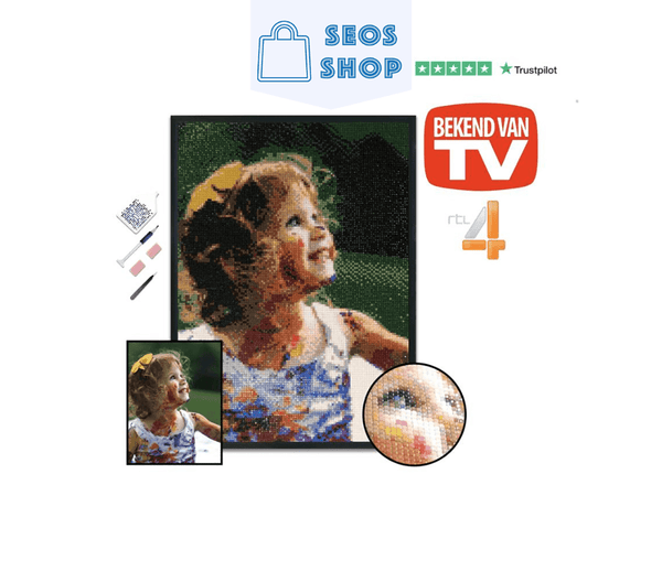 Diamantmaling portræt