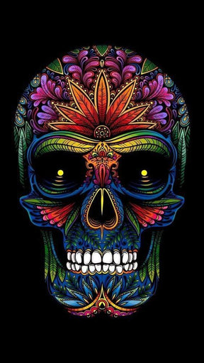 Diamantmaling Farverigt Kranie - SEOS Shop ®