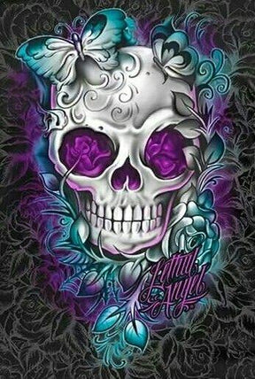 Diamantmaleri Blomst Sommerfugl Kranie - SEOS Shop ®