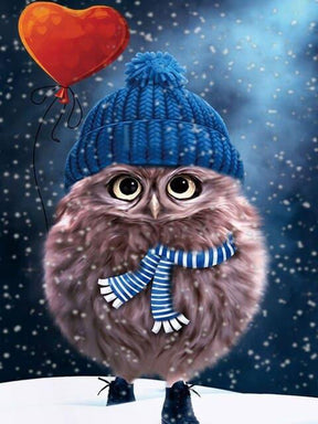 Diamantmaleri Vinter Angry Bird - SEOS Shop ®