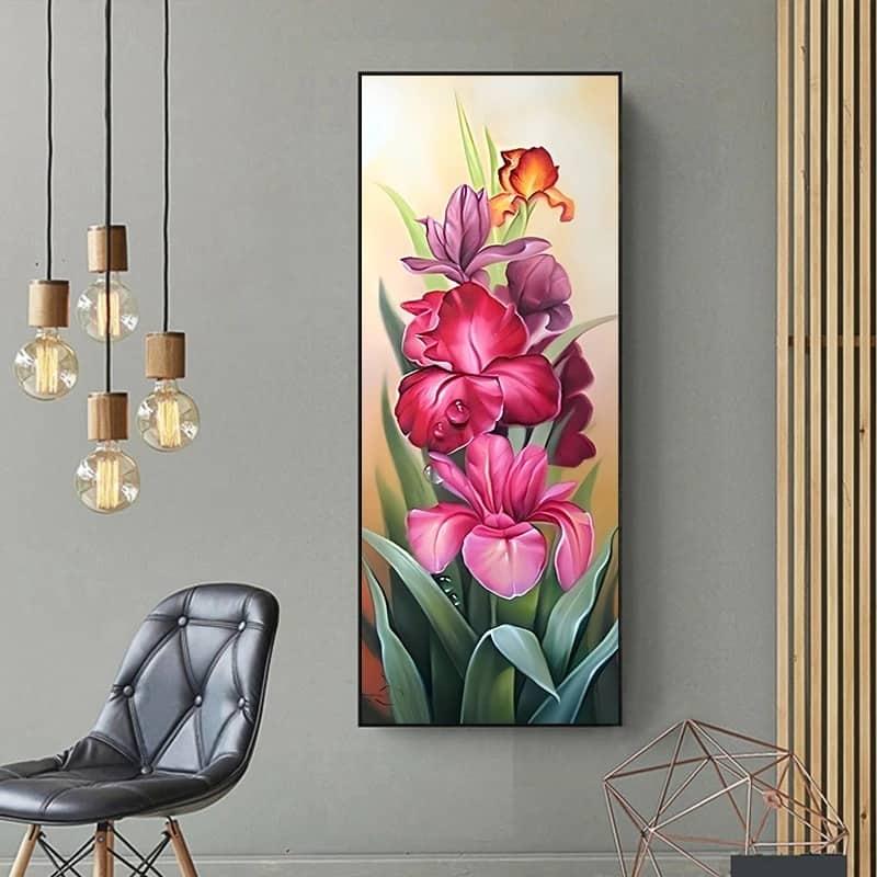 Diamantmaling Blomsterplade - SEOS Shop ®