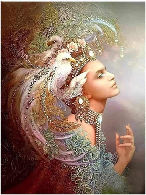 Diamantmaling Kvinder med Ørn - SEOS Shop ®