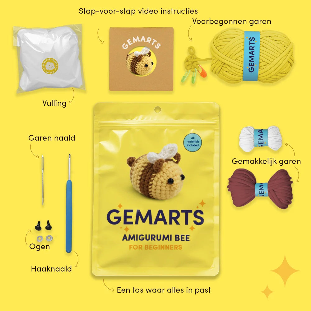 Amigurumi Honningbi - Gemarts
