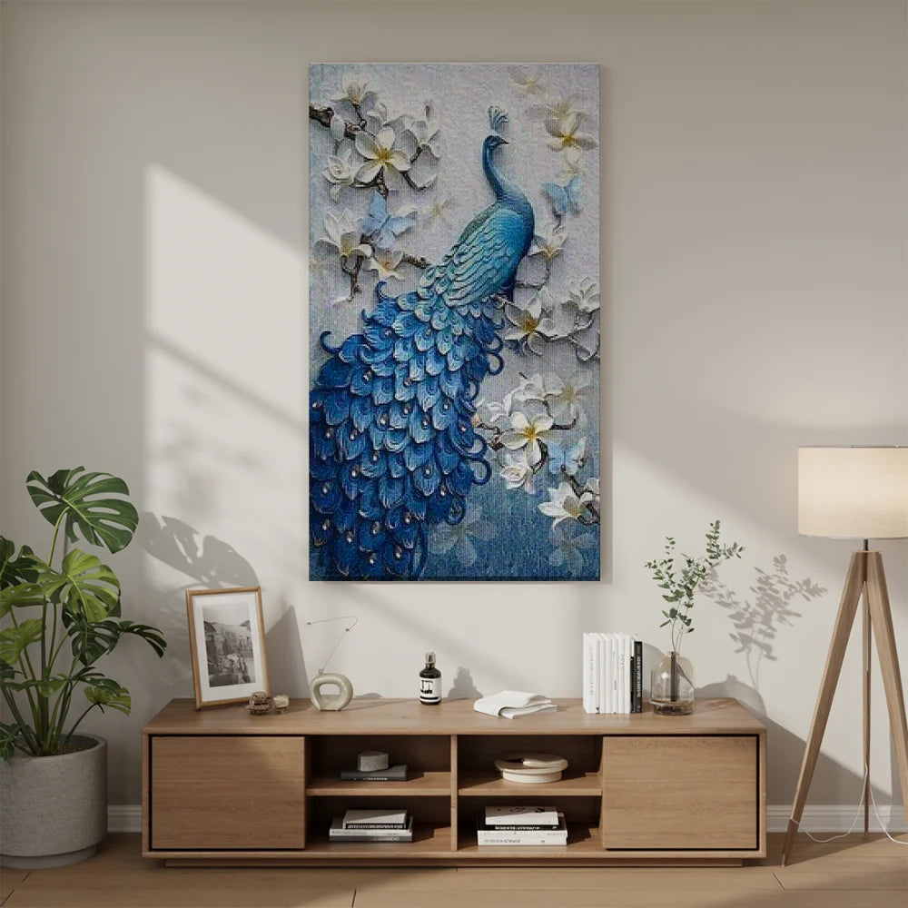 Blå påfugl | Stor størrelse - SEOS Shop ®