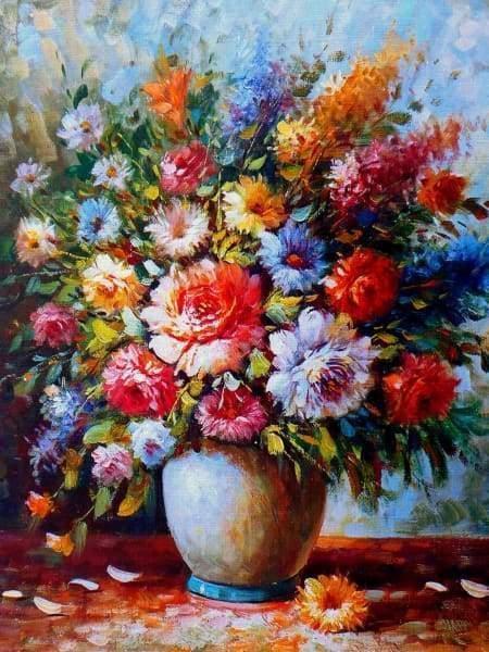 Diamantmaling Blomster i Vase - SEOS Shop ®