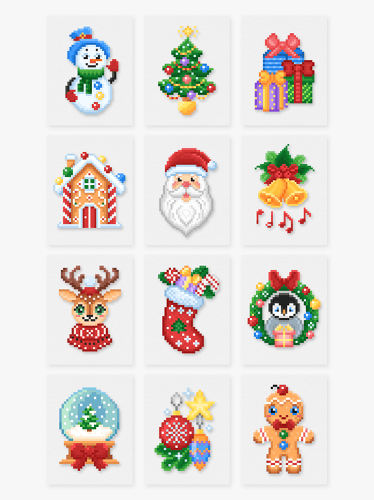 Mini Mesterværker - Juleudgave (Sæt med 12)