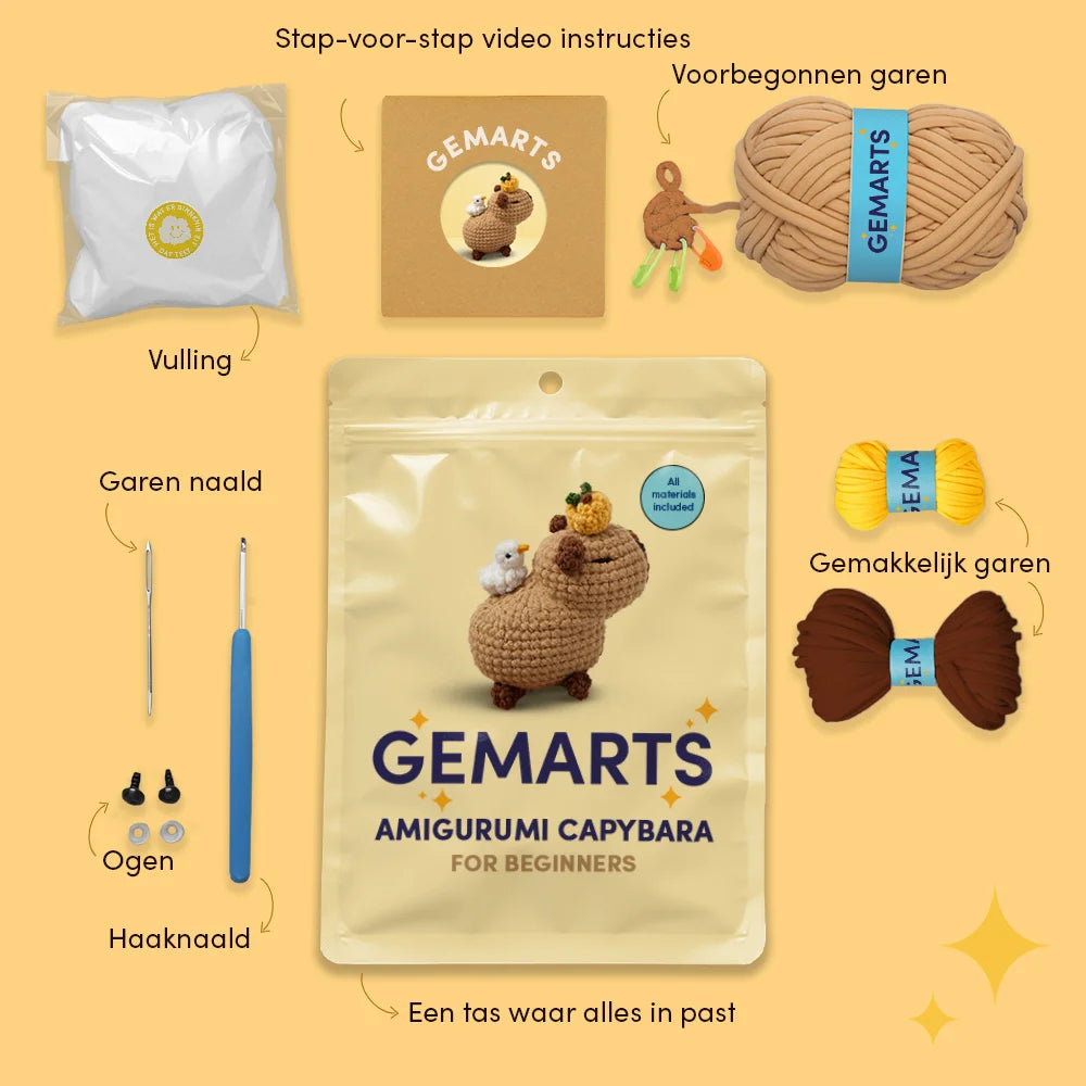 Amigurumi Capybara - Gemarts