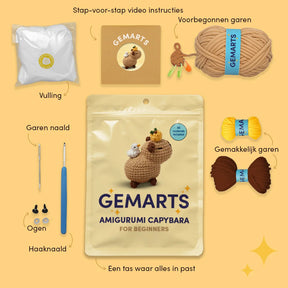 Amigurumi Capybara - Gemarts