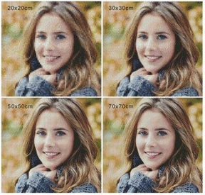 Specialfremstillet diamantmaleri 5 Luik - Upload dit eget foto