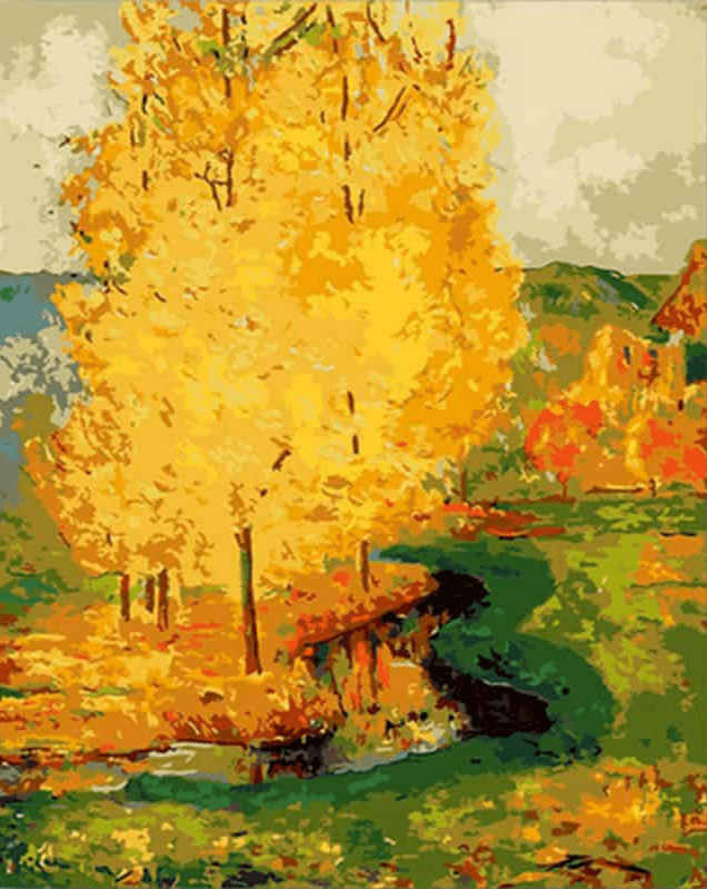 Diamantmaleri Abstrakt træ Van Gogh - SEOS Shop ®