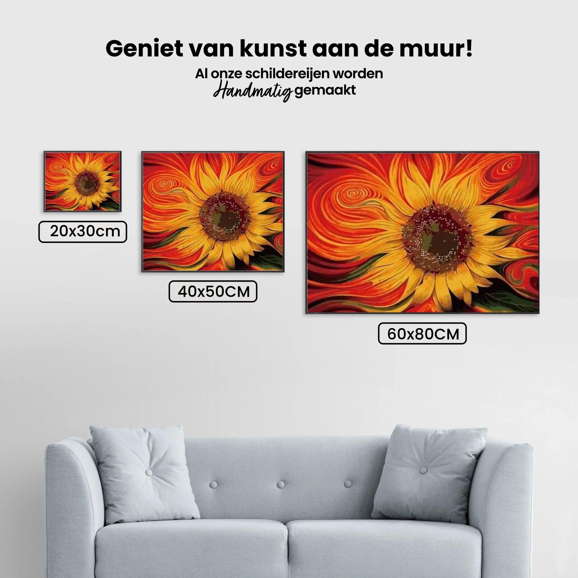 Diamantmaleri Kunstnerisk Solsikke - SEOS Shop ®