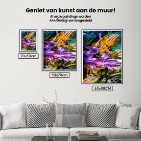 Diamantmaling Blomsterplade - SEOS Shop ®
