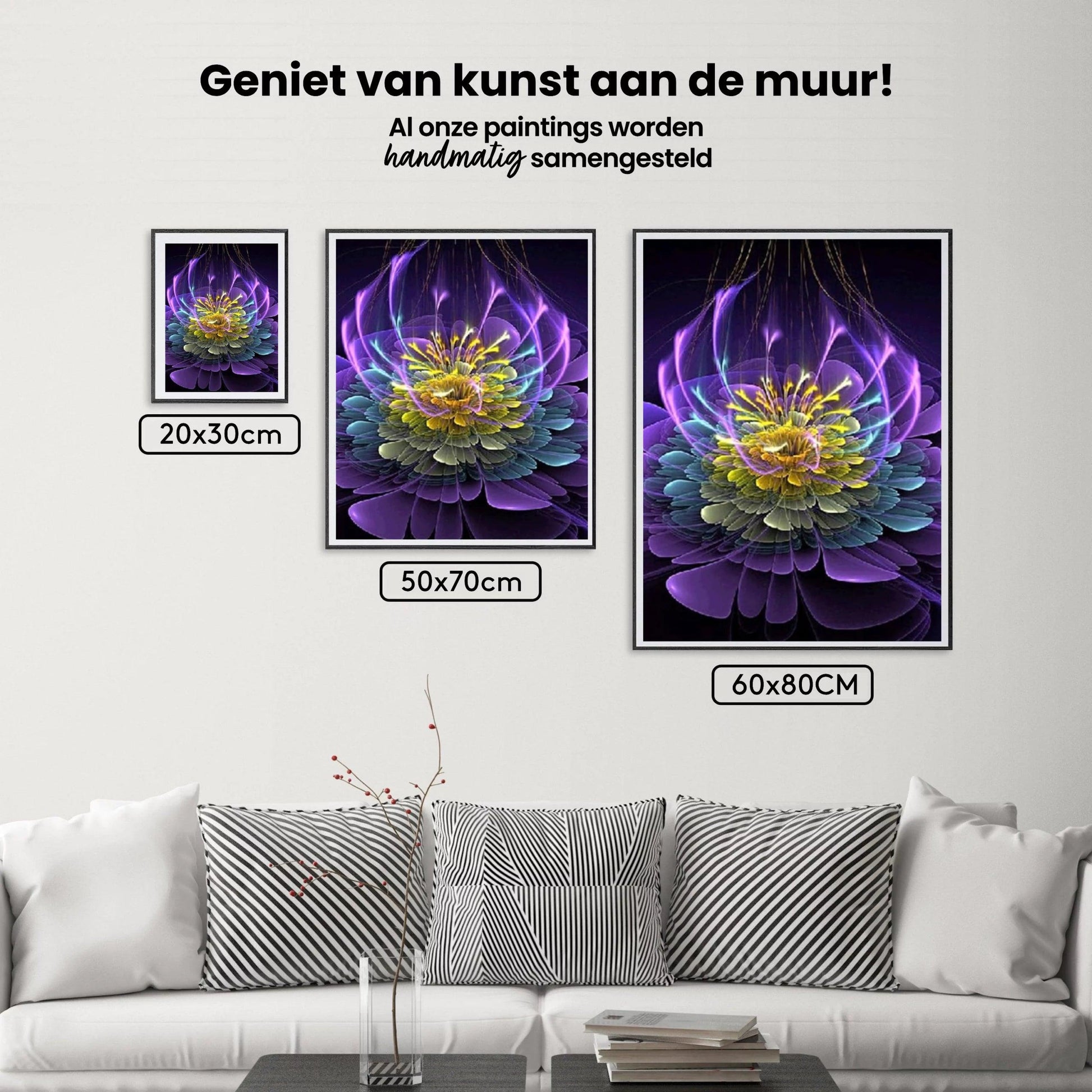 Diamantmaling Blomsterplade - SEOS Shop ®