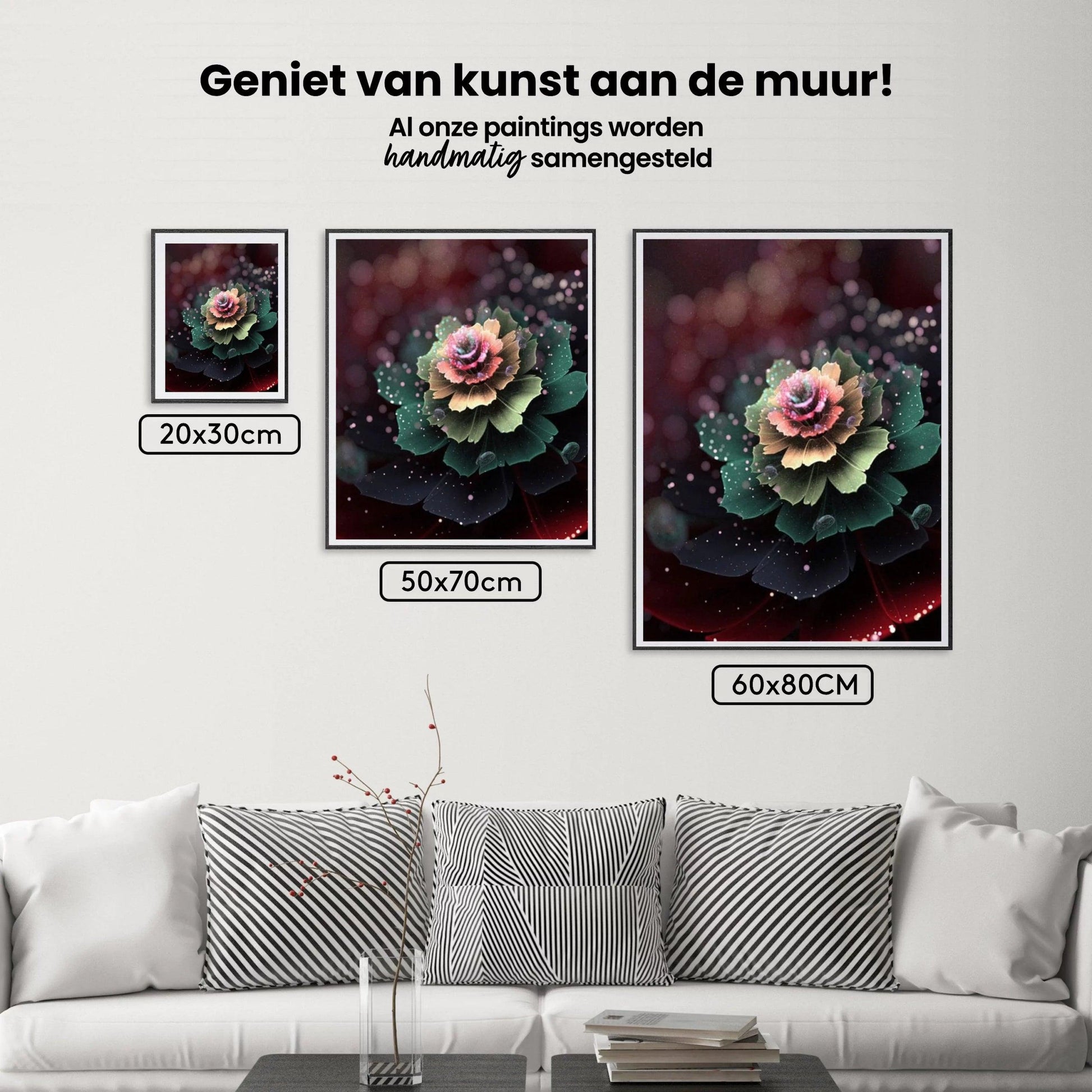 Diamantmaling Blomsterplade - SEOS Shop ®
