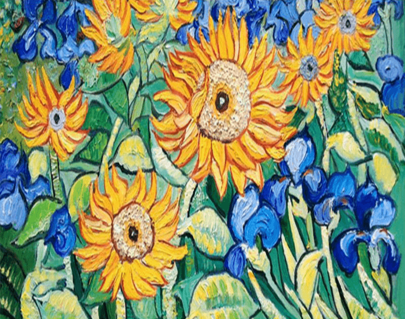 Diamantmaleri Blomster Van Gogh - SEOS Shop ®