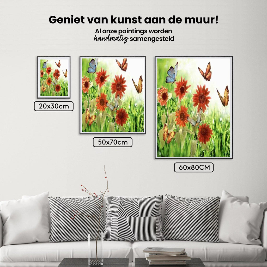 Diamantmaling Blomster og Sommerfugle - SEOS Shop ®