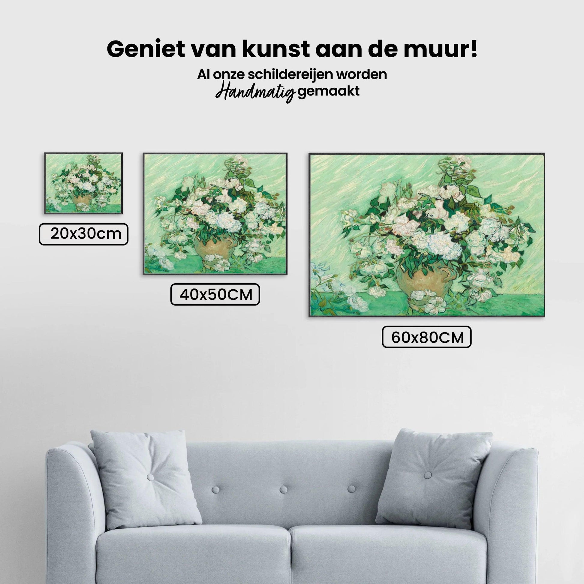 Diamantmaling Blomster i en bakke af Van Gogh - SEOS Shop ®