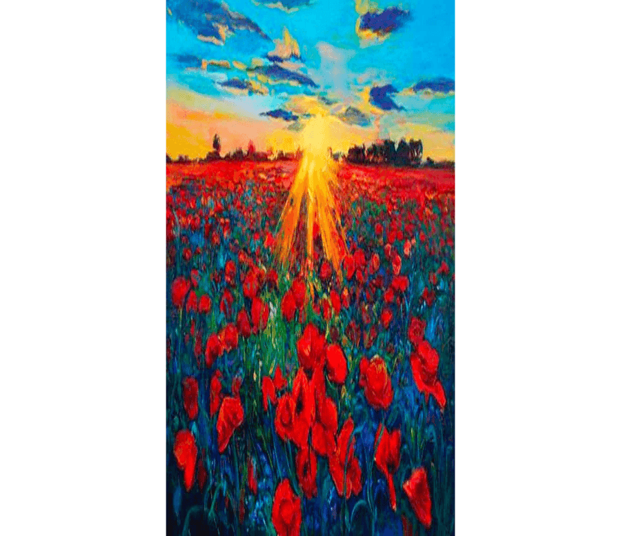 Diamantmaleri Blomstermark Paradis - SEOS Shop ®