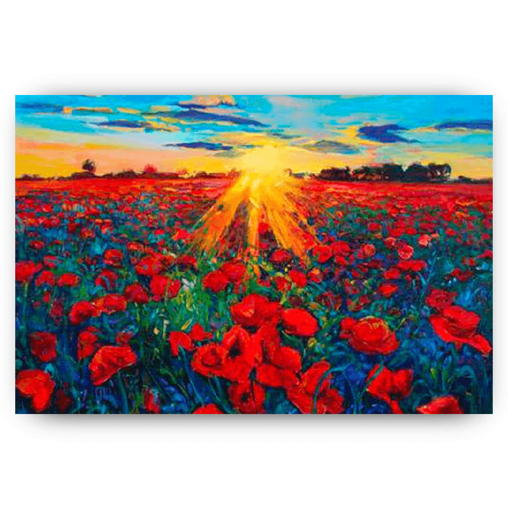 Diamantmaleri Blomstermark Paradis - SEOS Shop ®