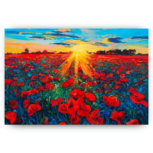 Diamantmaleri Blomstermark Paradis - SEOS Shop ®