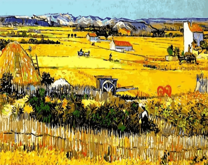 Diamantmaleri Landmand Landskab Van Gogh - SEOS Shop ®