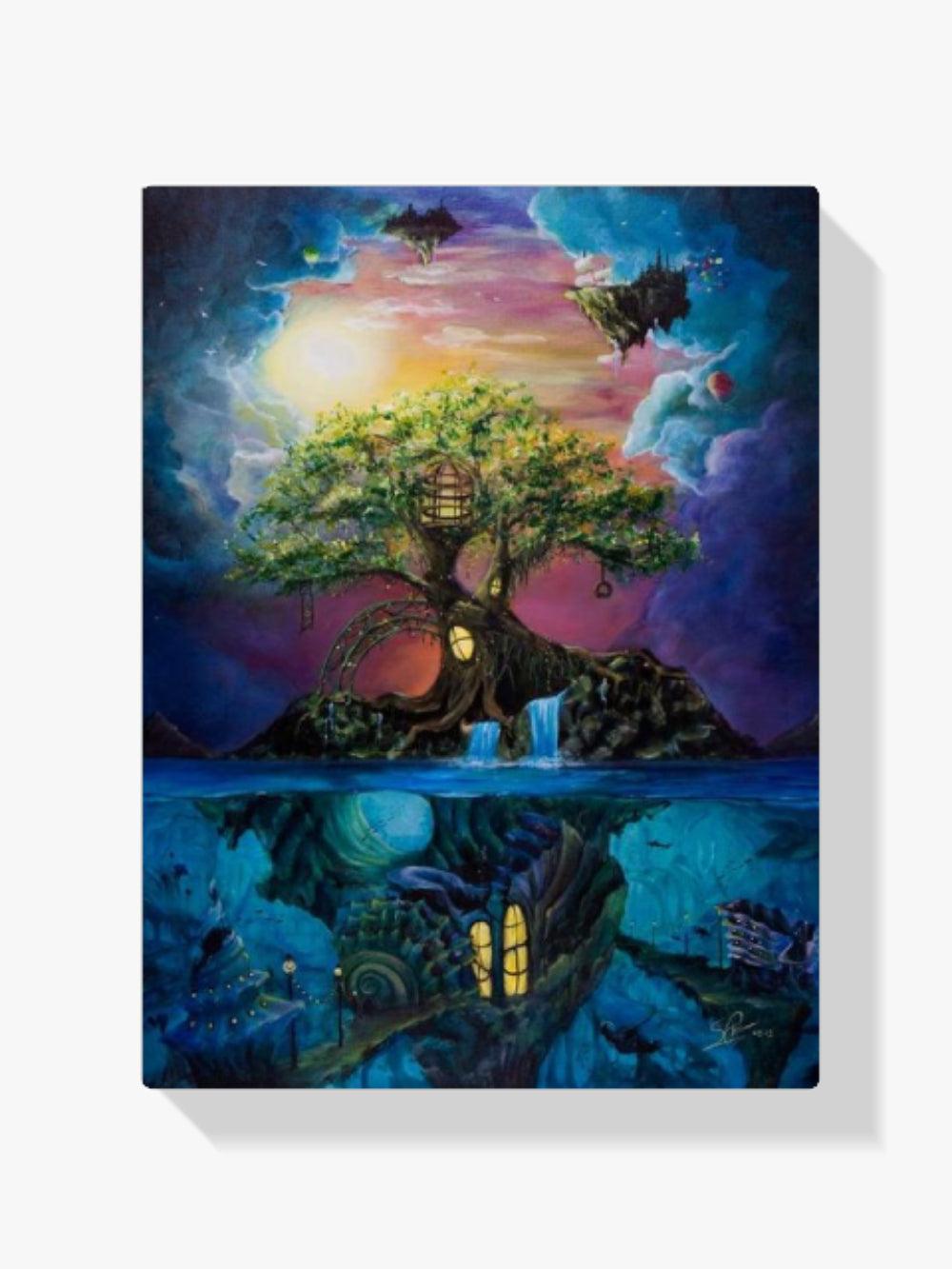 Diamantmaling Træ i skyer - SEOS Shop ®