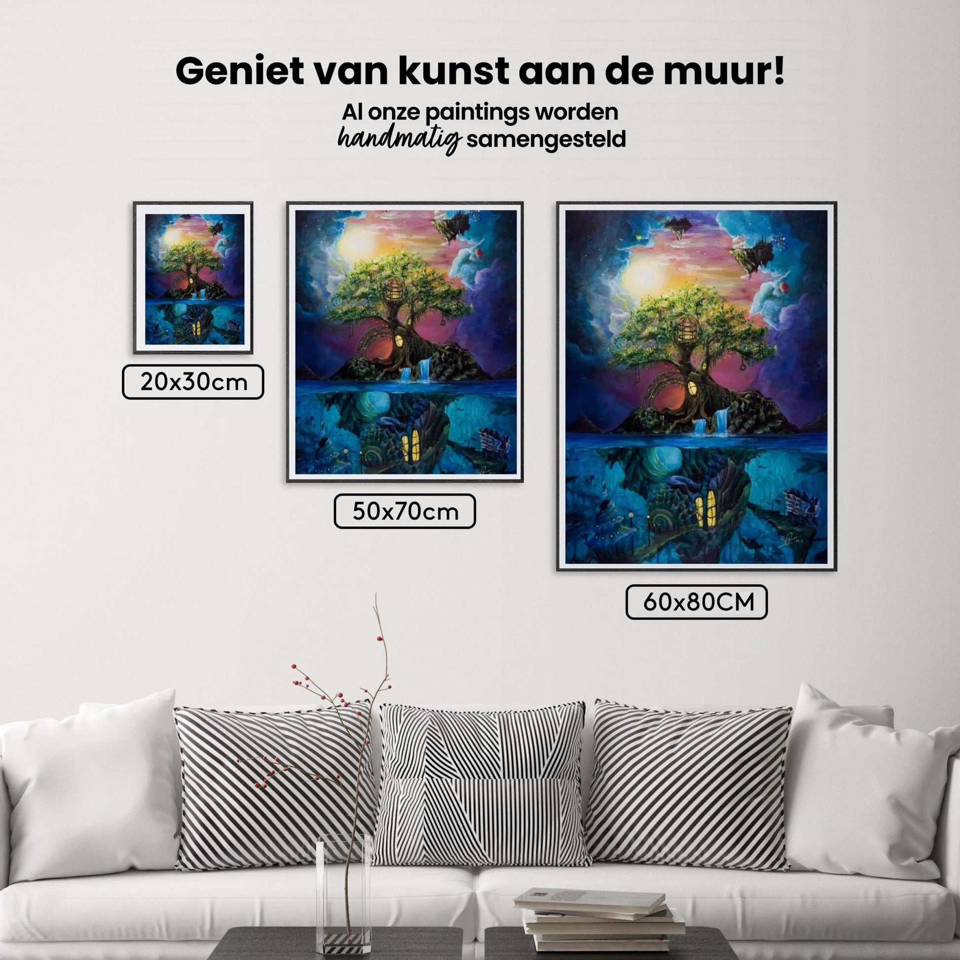 Diamantmaling Træ i skyer - SEOS Shop ®