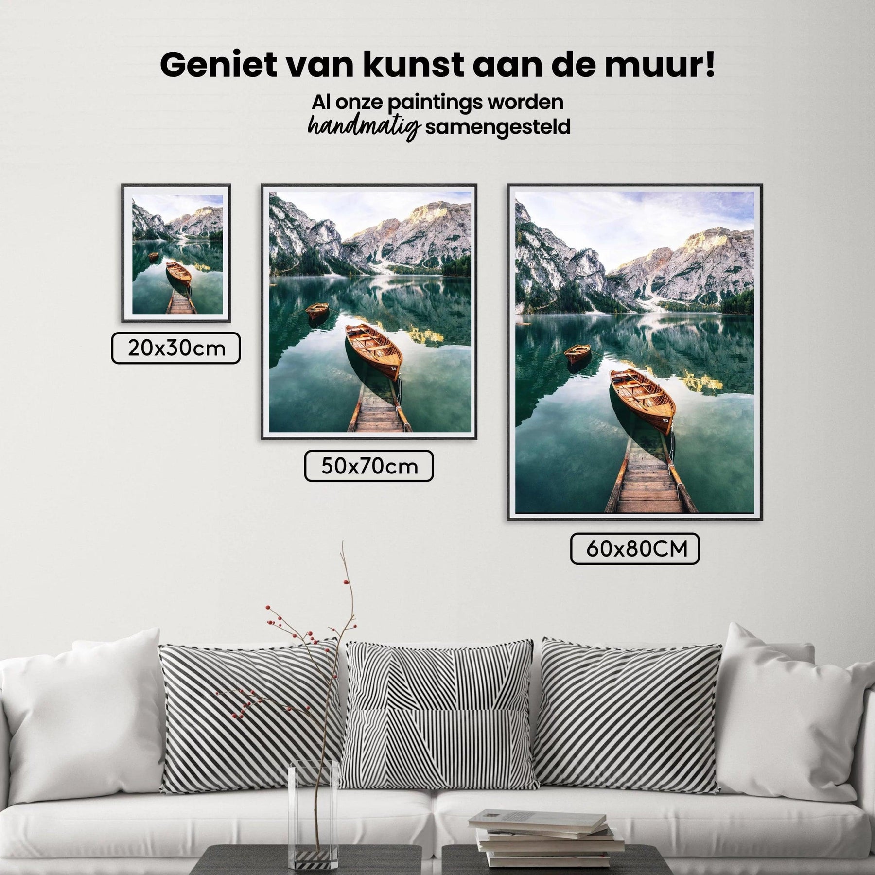 Diamantmaling Båd på søen – SEOS Shop ® 