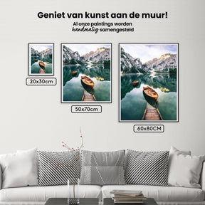 Diamantmaling Båd på søen – SEOS Shop ® 