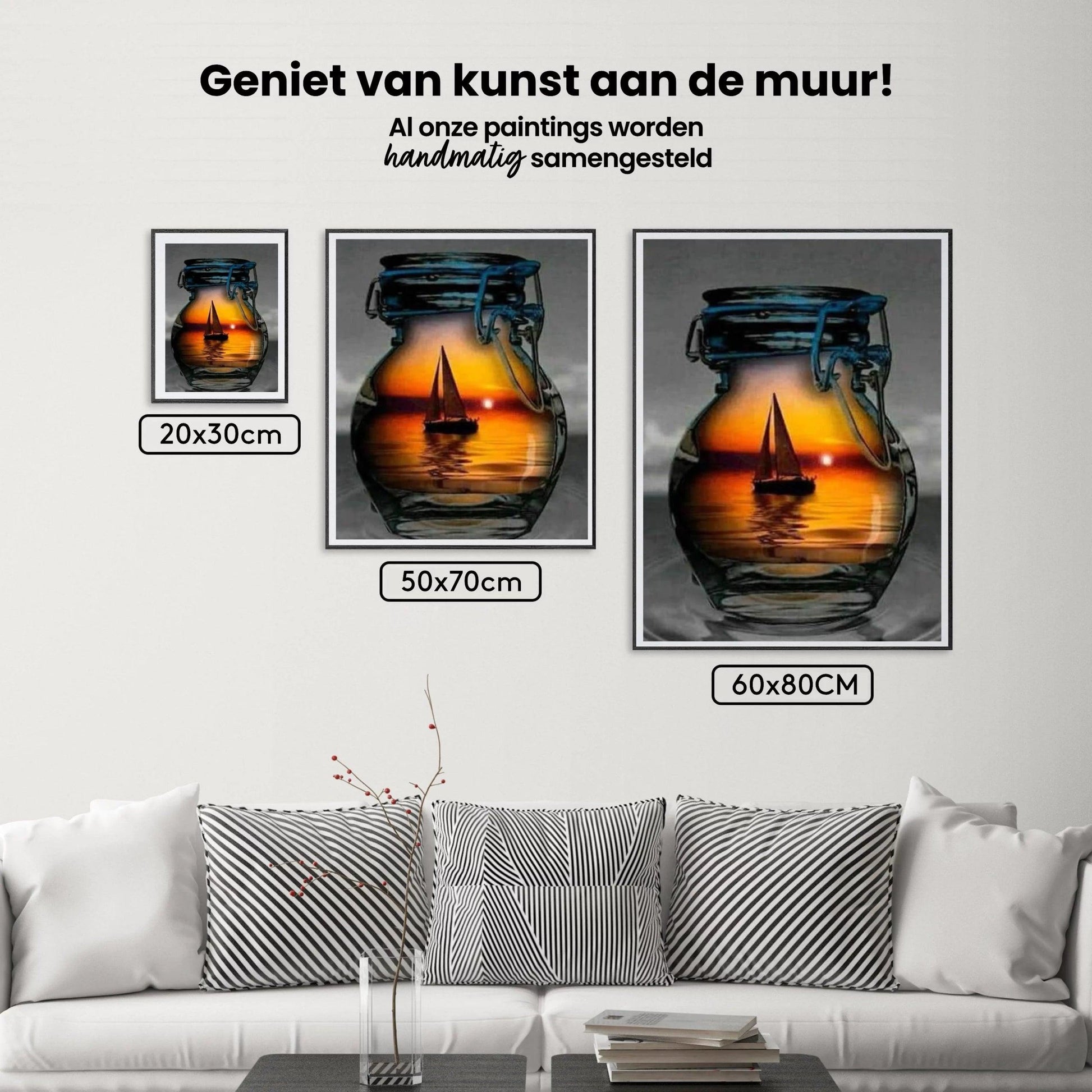 Diamantmaling Båd i lampen - SEOS Shop ®