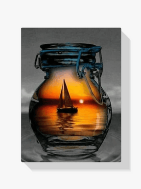 Diamantmaling Båd i lampen - SEOS Shop ®