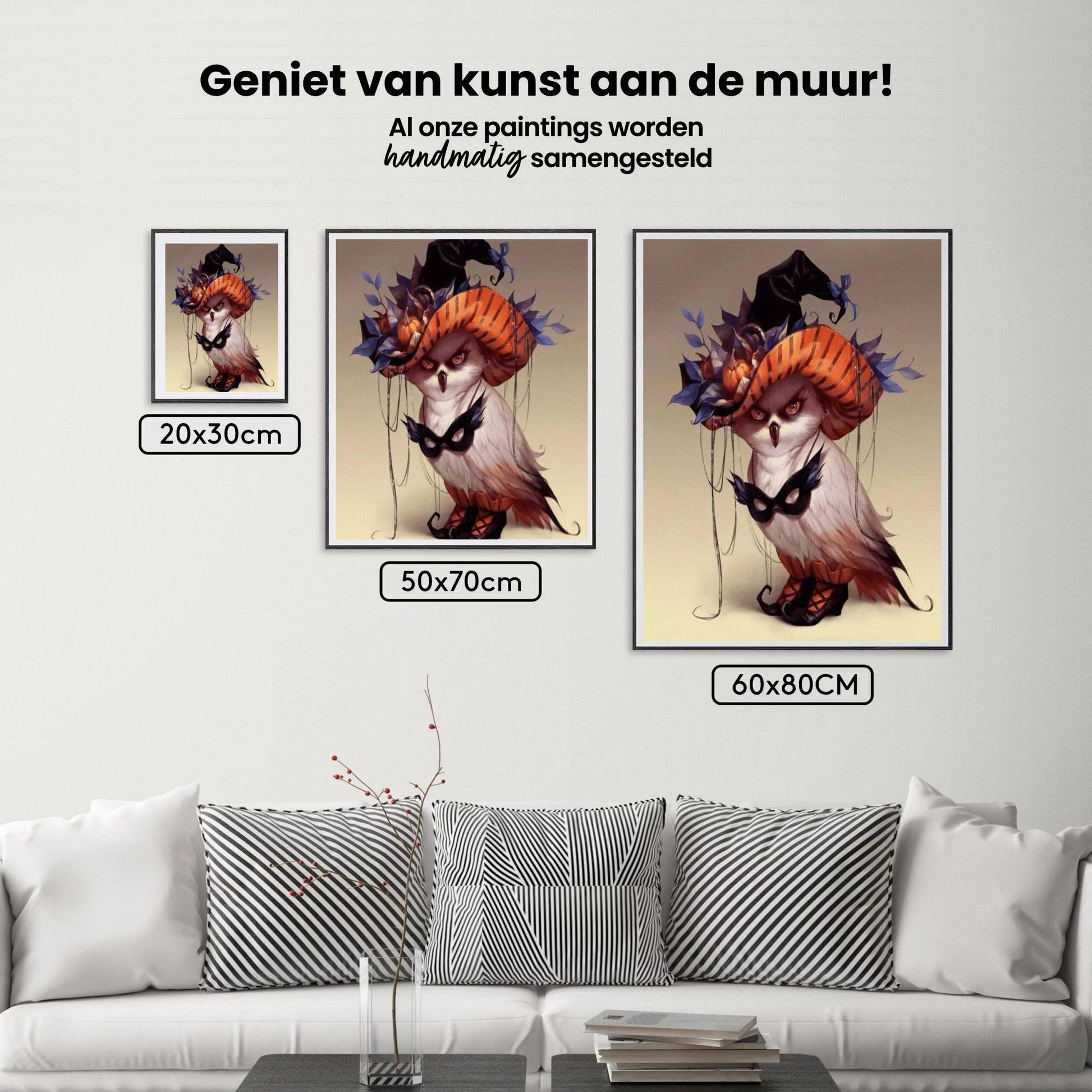 Diamantmaling Vred Ugle med Halloween - SEOS Shop ®