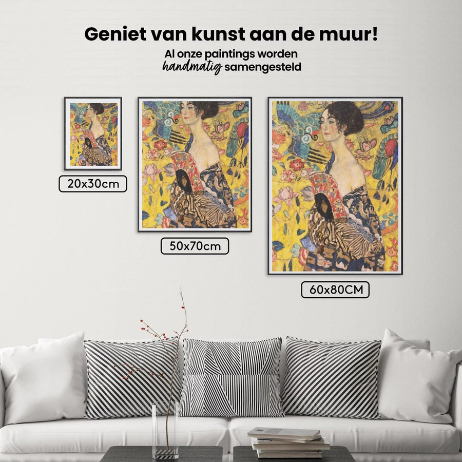 Diamantmaling Kvinde med Vifte - SEOS Shop ®