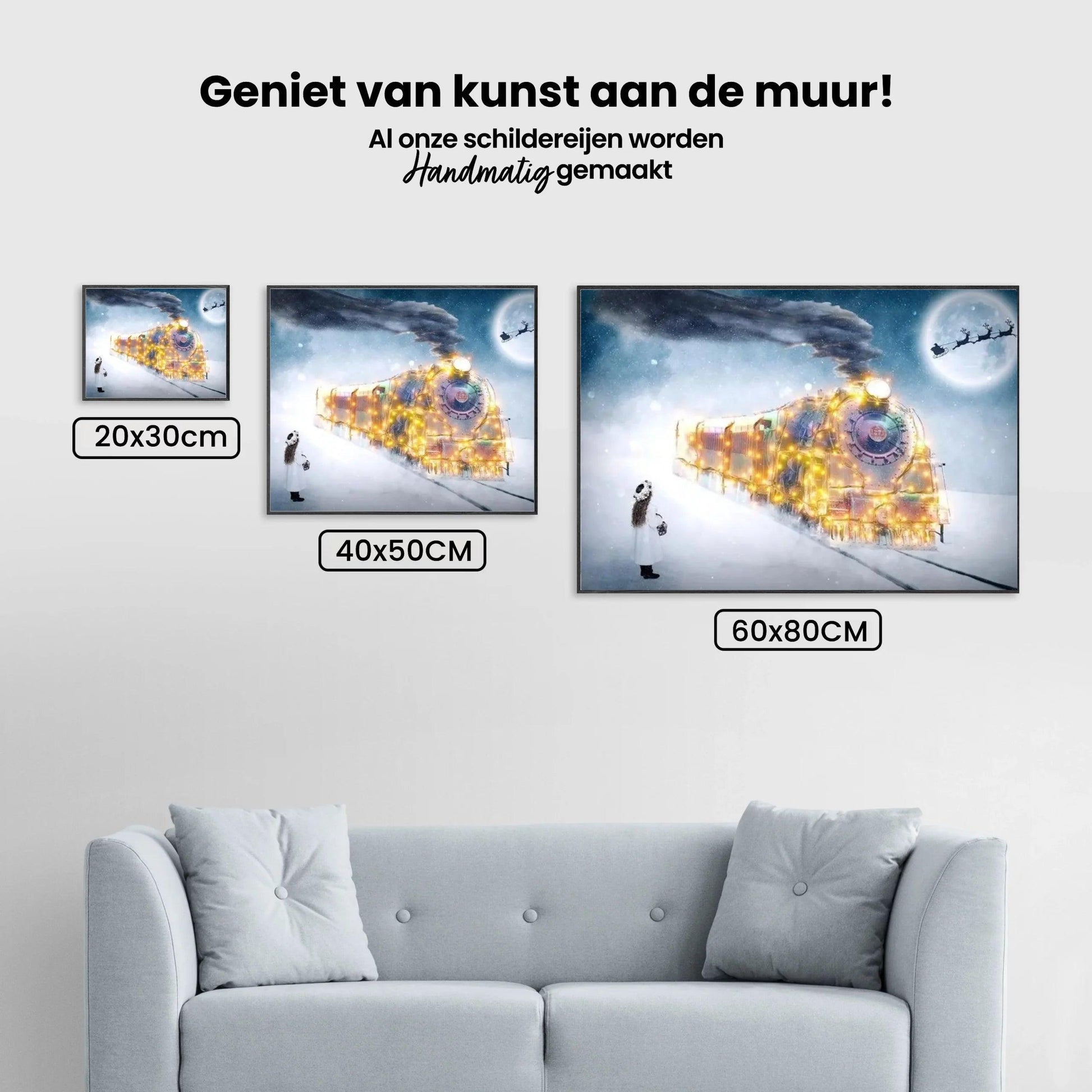 Diamantmaling Juletoget – SEOS Shop ® 