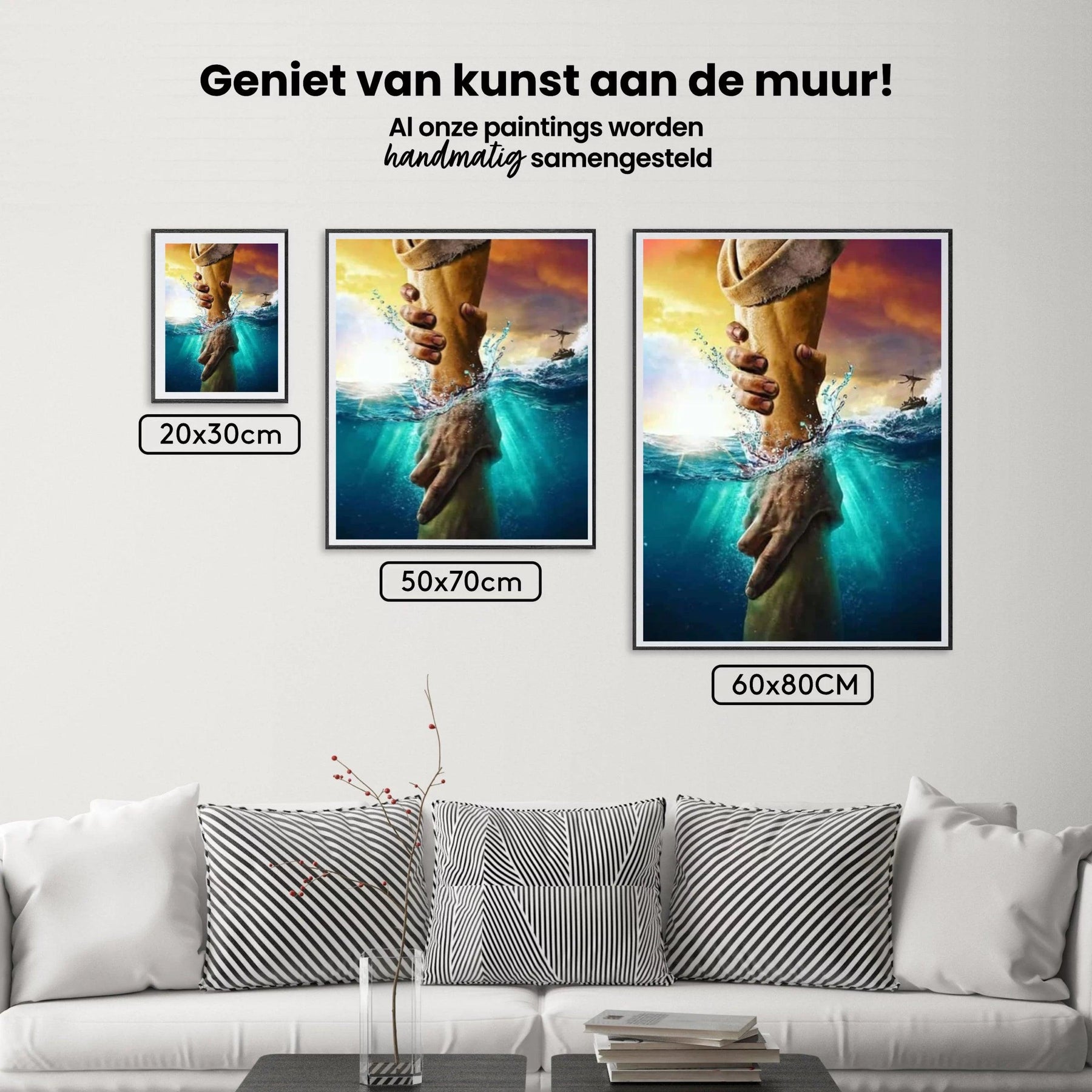 Diamantmaleri Guds Jesu hånd - SEOS Shop ®