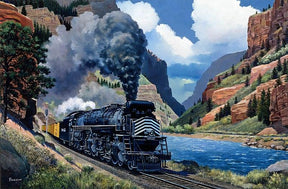 Diamantmaleri - Denver og Rio Grande Western nr. 3707 - SEOS Shop ®