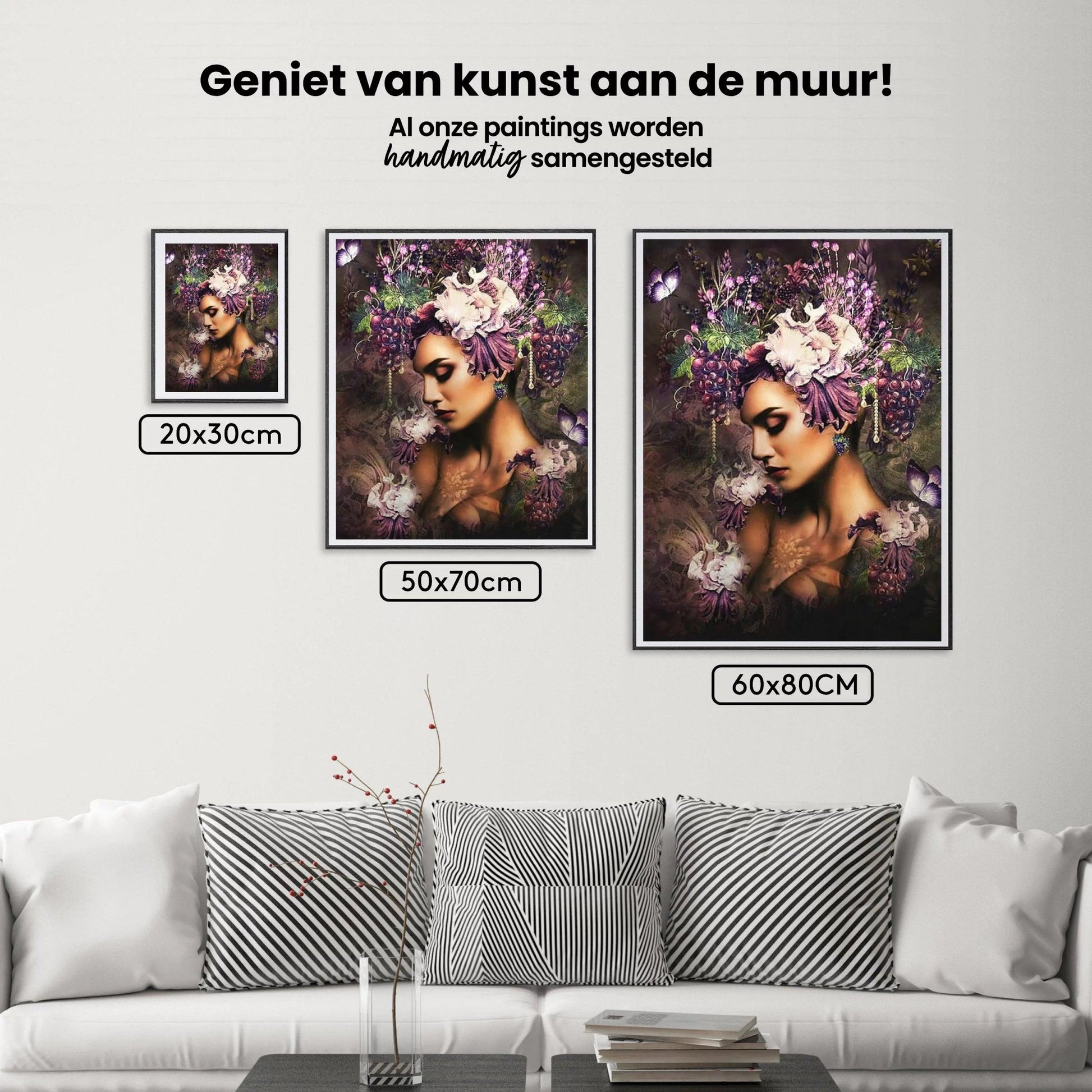 Diamantmaleri Druer Kvinder Med Sommerfugl - SEOS Shop ®