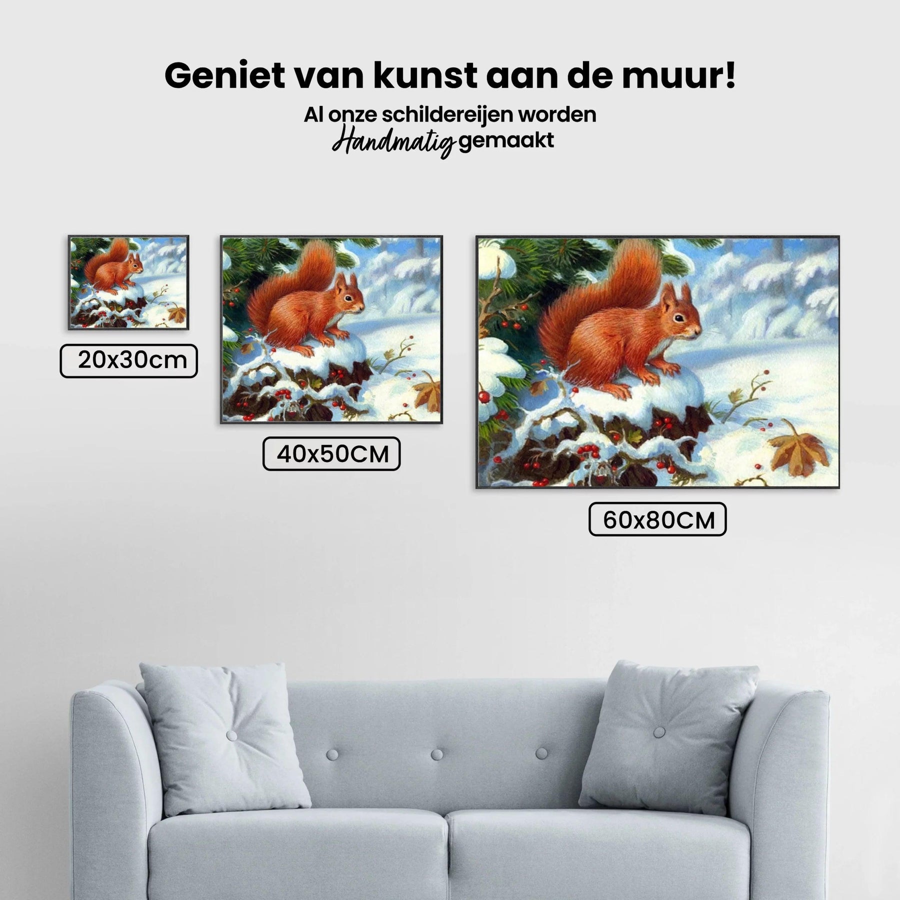 Diamantmaling Egern med Kirsebærfrugt - SEOS Shop ®