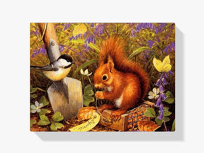 Diamantmaling Egern med Fugl - SEOS Shop ®