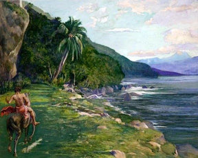 Diamantmaling af en ridesti på Tahiti - SEOS Shop ®