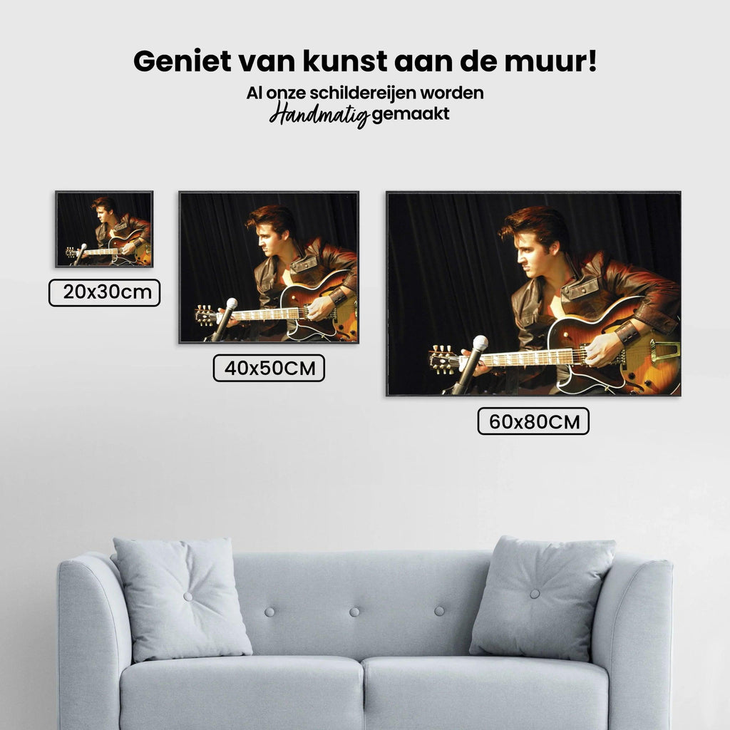Diamantmaleri Elvis Presley med guitar - SEOS Shop ®