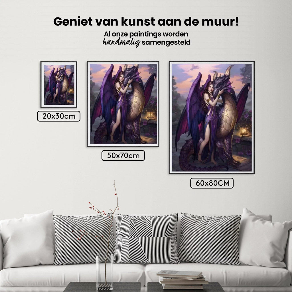 Diamantmaling Fe med Drage - SEOS Shop ®
