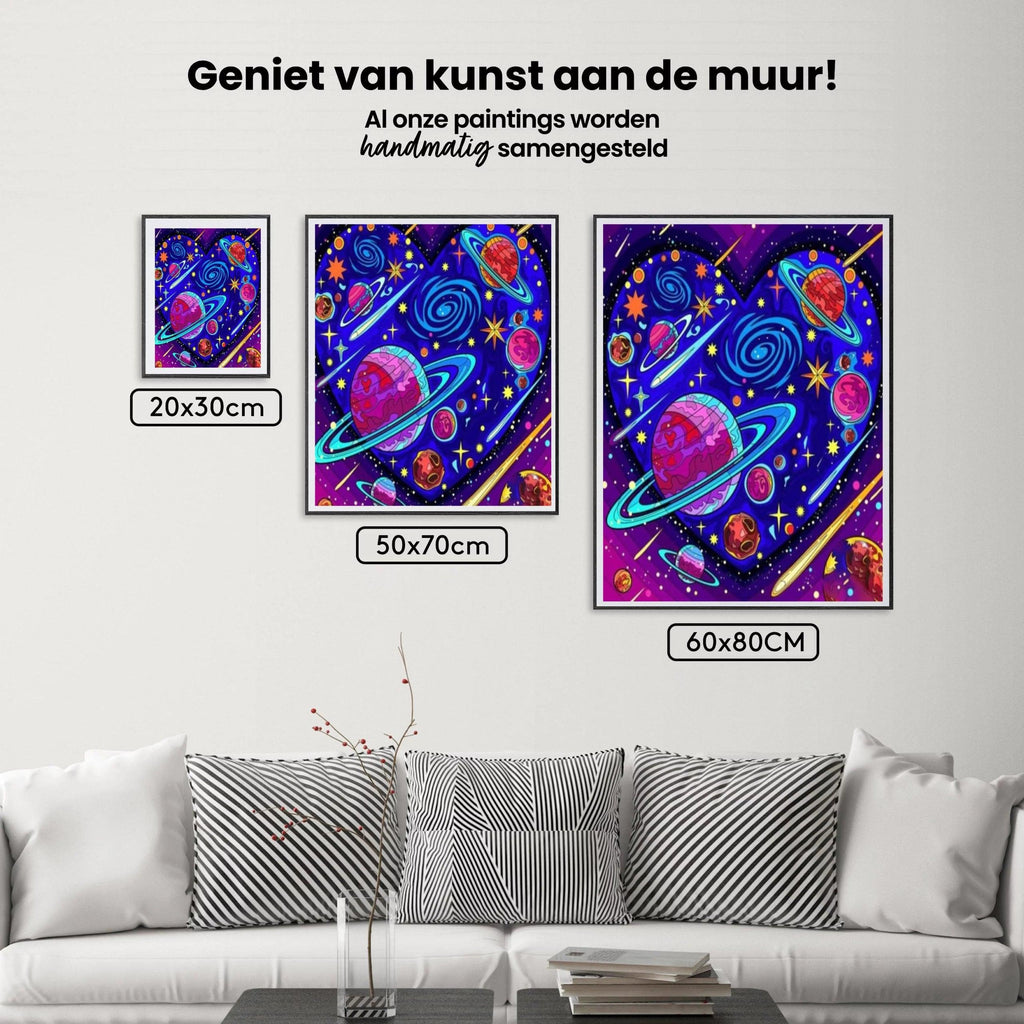 Diamantmaling Galaksehjerte - SEOS Shop ®