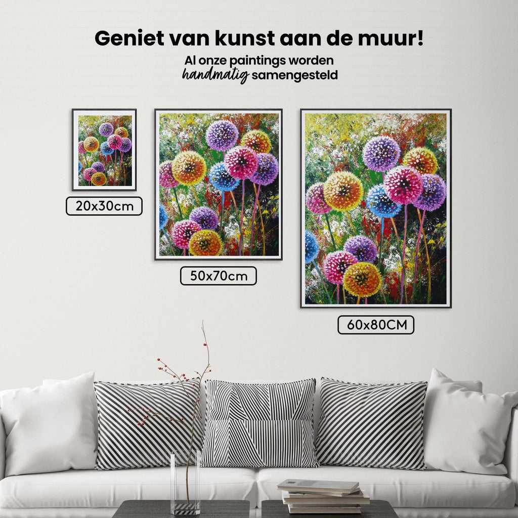 Diamantmaling Farvede Mælkebøtter - SEOS Shop ®
