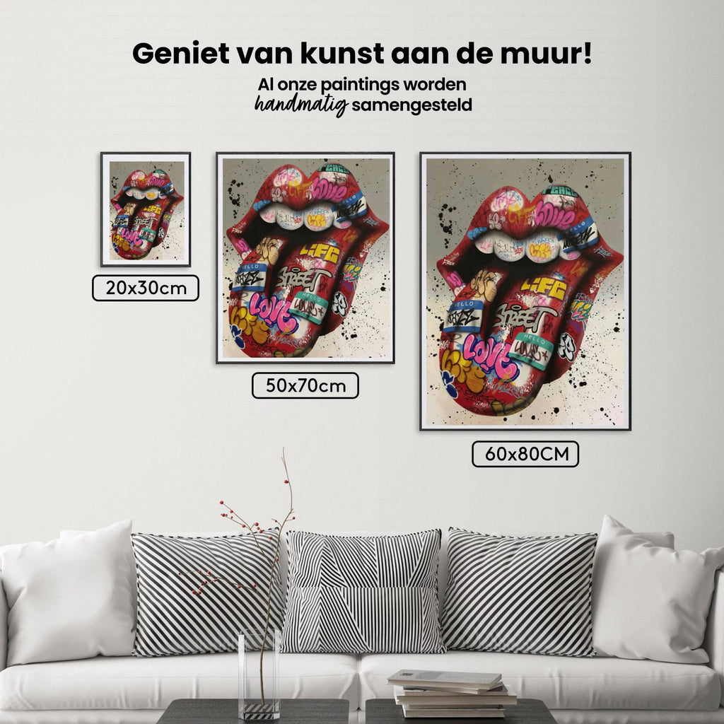 Diamantmaling Farvet Tunge - SEOS Shop ®