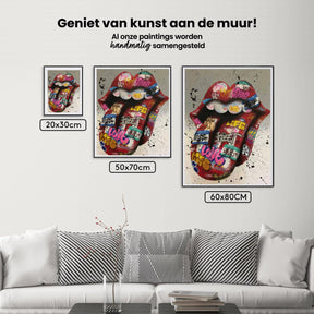Diamantmaling Farvet Tunge - SEOS Shop ®