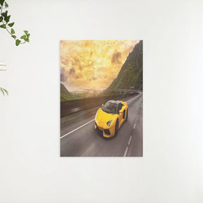 Diamantmaleri Gul Sportsvogn 30x40 cm - SEOS Shop ®