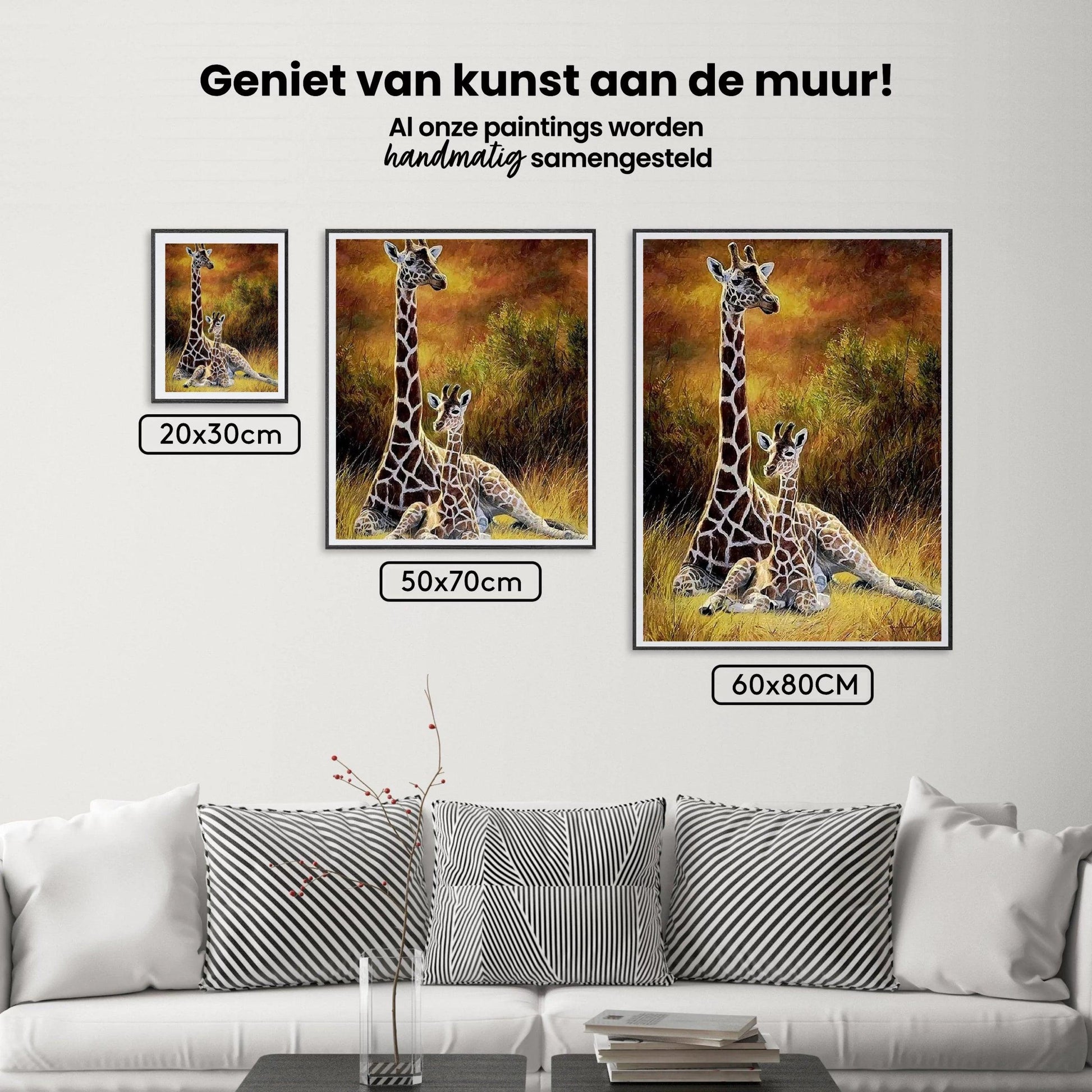 Diamantmaleri Giraf Mor og Barn – SEOS Shop ®