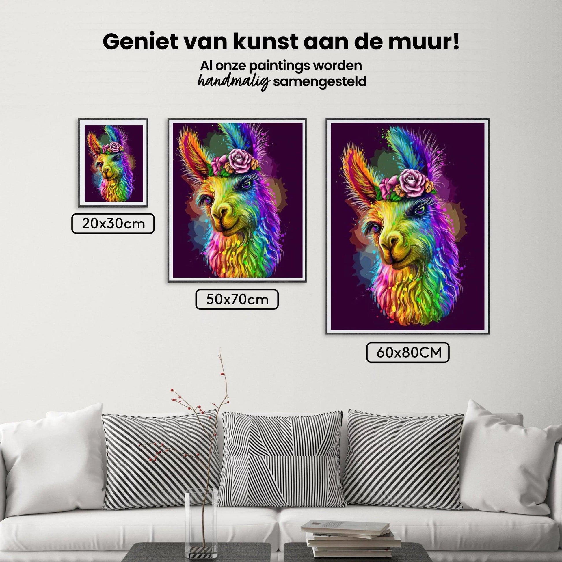 Diamantmaleri Sjov Lama - SEOS Shop ®